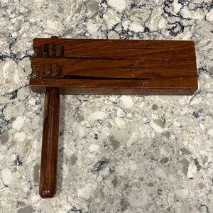 Wooden Noisemaker with Handle
